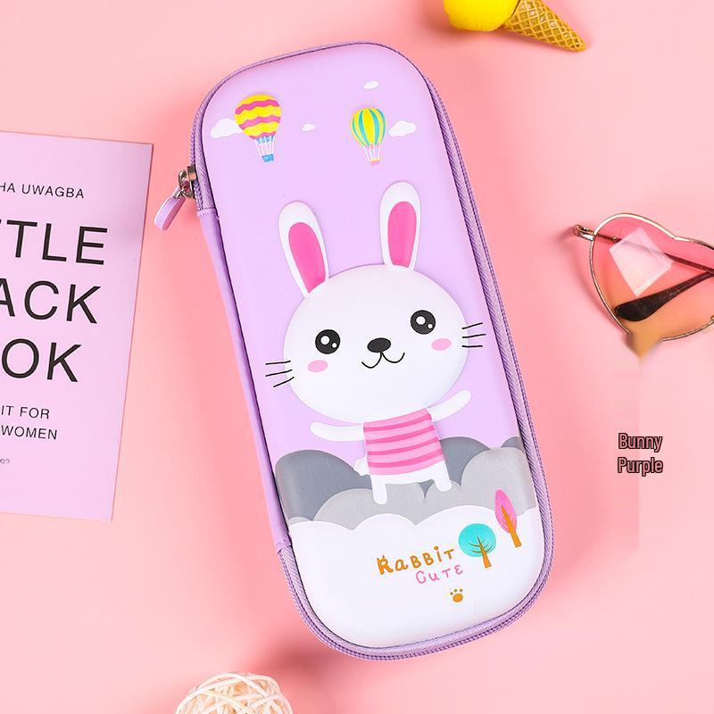 2024 Cute Capybara Kids' Large Capacity Thickened Pencil Case
