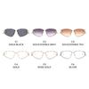 Glasses Punk Sunglasses Oversized Cat Eye Glasses Metal Oversized Oval Shades Frame Vintage Bling Eyeglasses