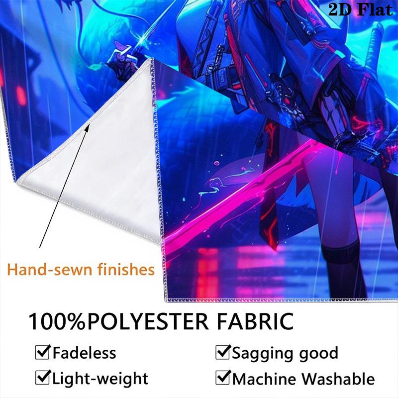 Cyberpunk Anime Pattern Home Decor Tapestry, Wall Hanging, Decorative RV Wall Cloth.NGT0928045