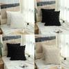 Soft And Fuzzy Geometric Diamond Pillowcase For Home Decor