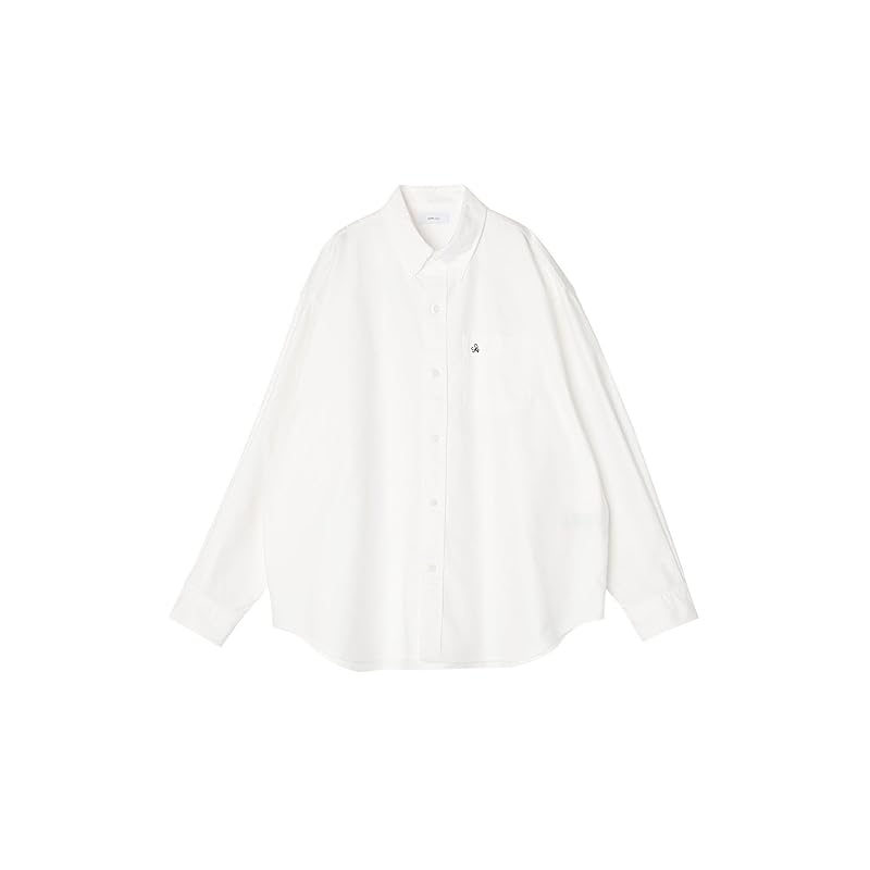 

[Ships] Ships Any SHIPS any shirt oversize One point initial embroidery ox B.D men s 711140048 white M