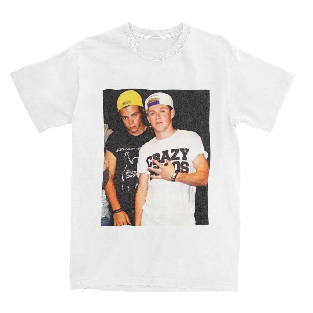 2026 Harry Y Niall Hollan Love on Tour Camiseta De Mujer Loca Camiseta De Cuello Redondo