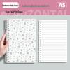 Fresh Floral B5 Loose-Leaf Notebook: Stylish for Instagram, Comfortable Design, Ideal for Students, Simple Spiral Binding.