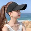 Summer Breathable Visor Hat Outdoor Sports Openwork Mesh Sun Protection Hat, Uv Protection Sun Hat