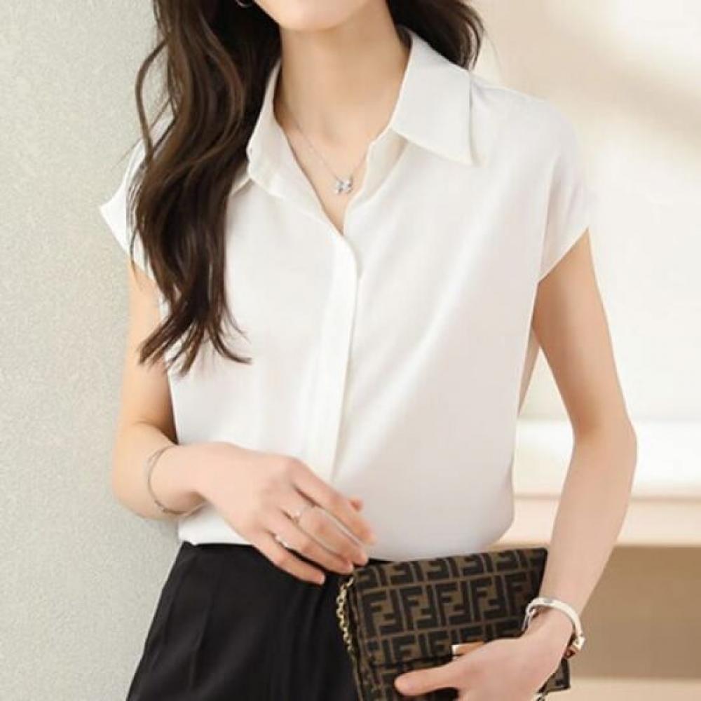 Navava Office Cap Sleeve Shirt Nk2768