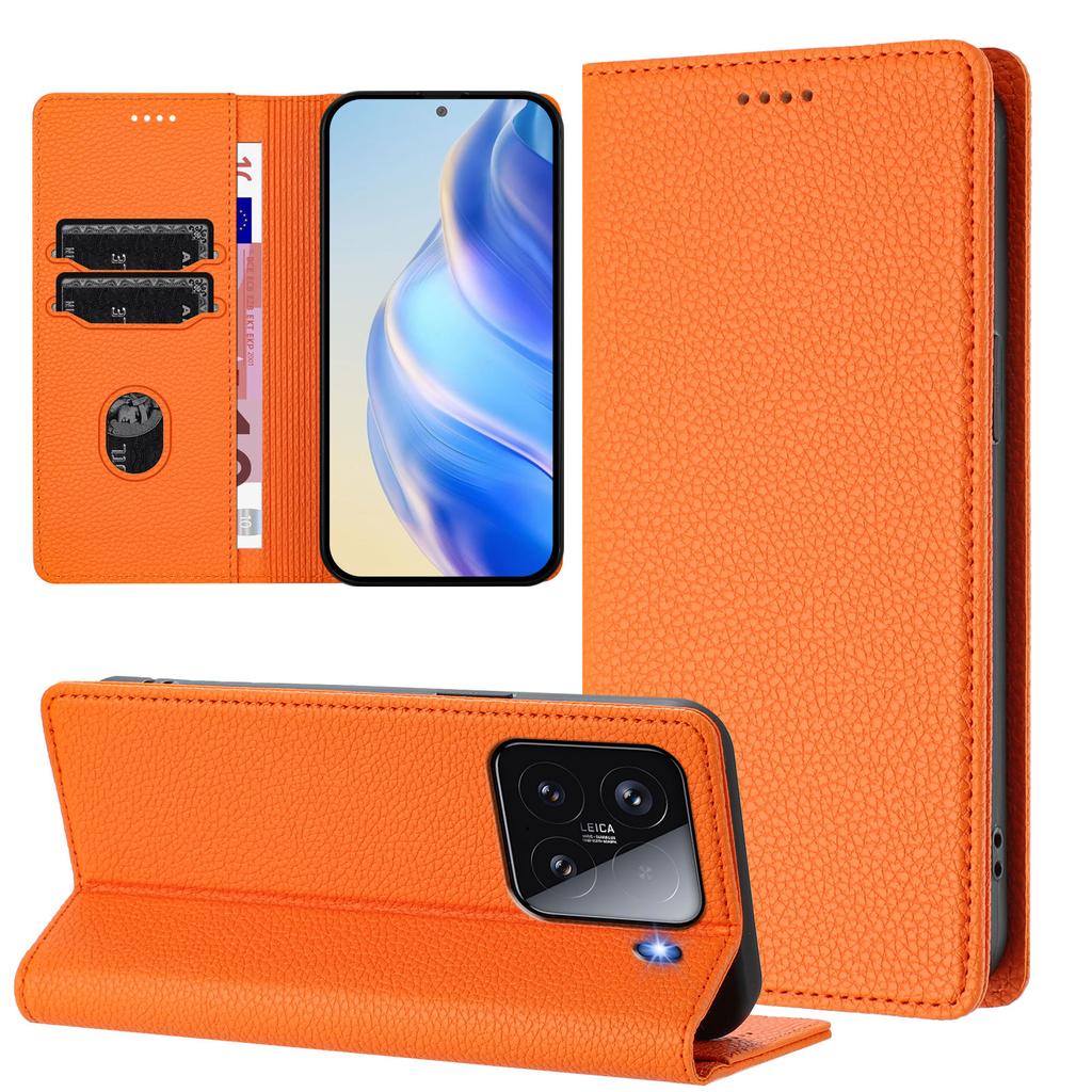 Luxury Magnetic Flip Wallet Phone Case For Xiaomi 17 Pro Max 17 15 14 Pro 13 12S 12X 11T 10T Lite Protective Cover