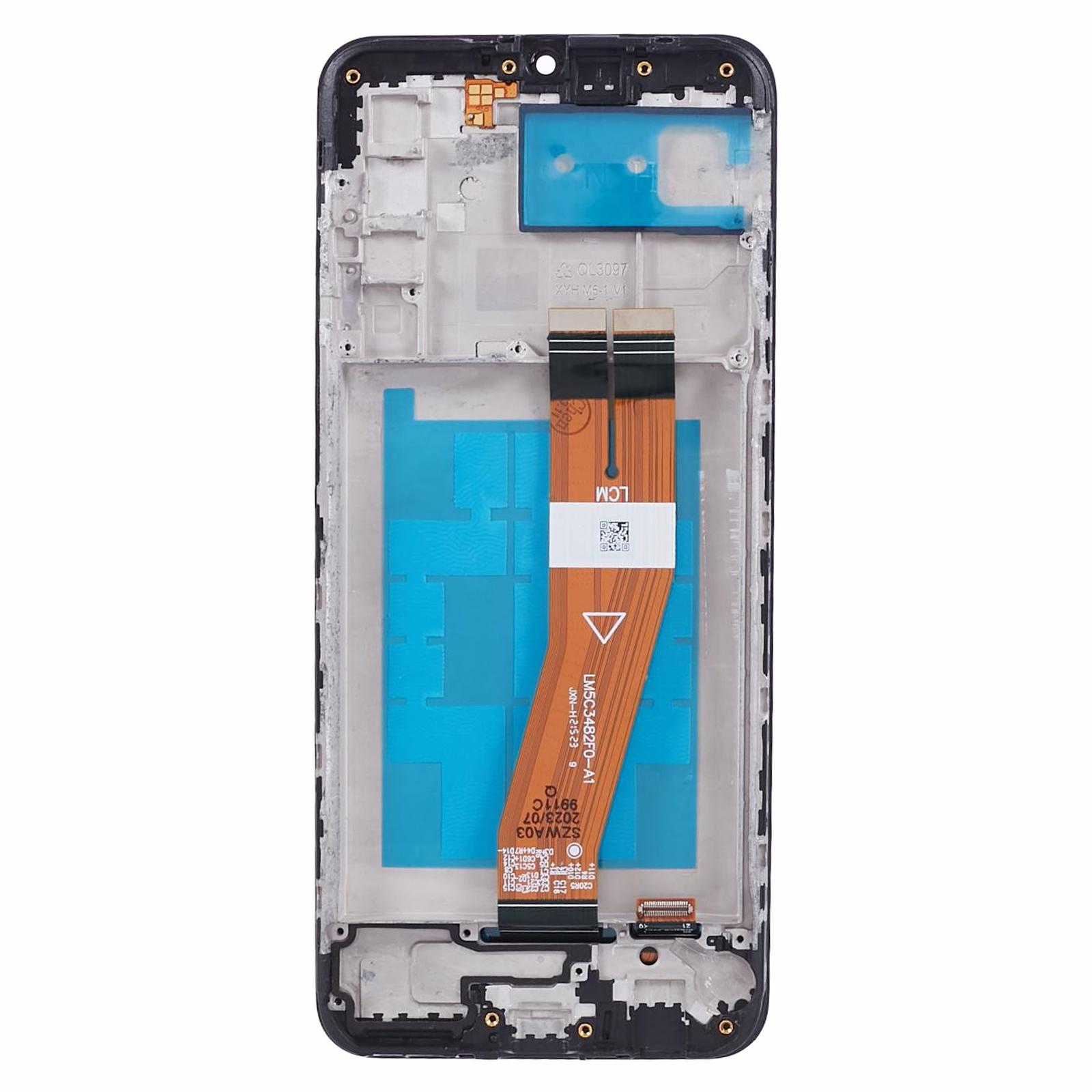 

Для Samsung Galaxy A02s A025 (166.5x75.9x9.2мм) РК-екран класу C та збірка дигітайзера+рамка (без логотипу) Style A