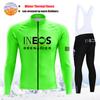 INEOS Team Winter Cycling Jersey Set Thermal Fleece Men Cycling Long Sleeve Bicicleta Set MTB Road Bike Clothing Suit Bib Pants