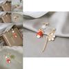 Christmas Cartoon Bell And Snowflake Earrings With Alloy For Holiday Party Accessory