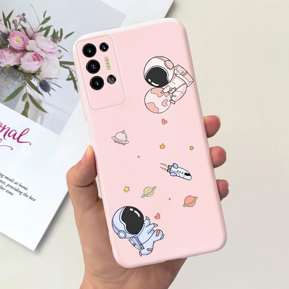For Tecno Pova 2 Case LE7 LE7n Cute Dinosaur Cartoon Cover Soft Silicone Phone Case For Tecno Pova 2 Pova2 Back Cover 6.9'' Bags