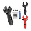 Ratcheting Tubing Cutter Compact Size Pipe Cutter with Replaceable Steel Blades DIY Pipe Cutting Tool Portable Ratchet Cutter