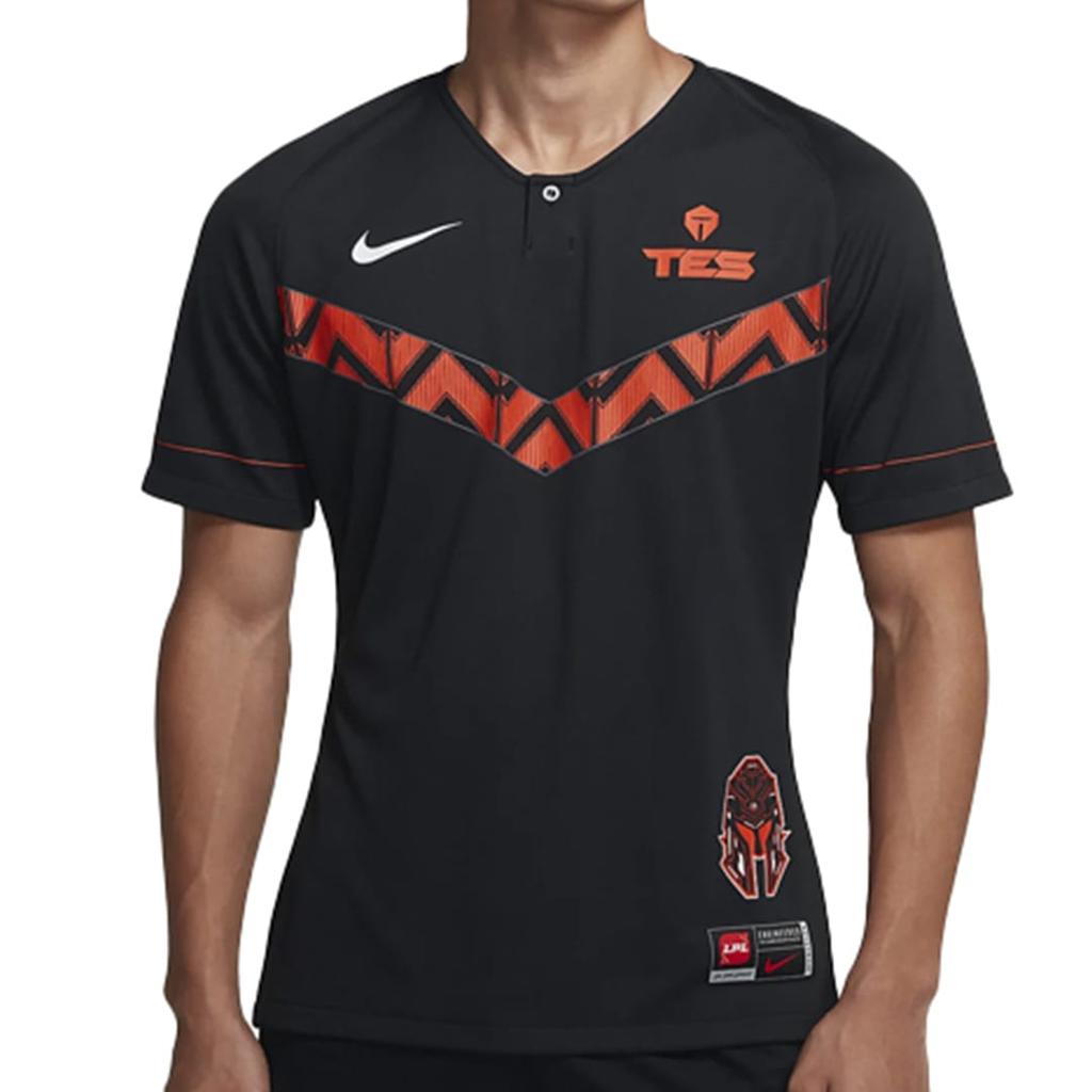 Nike T Shirts Men's Black Crew Neck Moderate Straight Fit CV9631-010