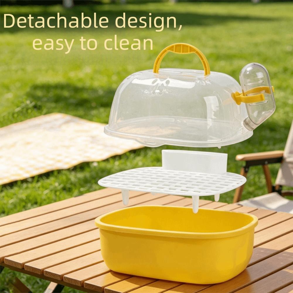 Transparent Travel Bird Cage Large Space Small Animal Carrier Universal Parrot Carry Box Small Pet