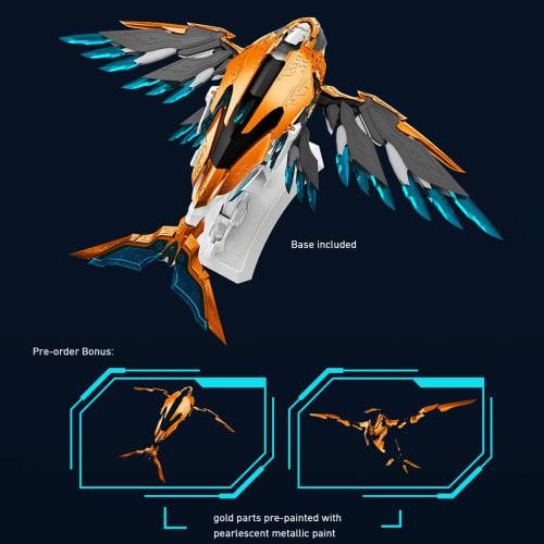 HiPlay Ink Mountain and Sea: Mountain and Sea Jing Divine Beast Series, Nine Heavenly Kunpeng MAS-01 Transformable Plastic Assembly Kit, Pre-Colored P