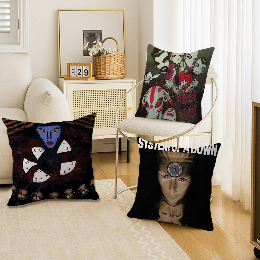 S-System Of A D-Down Band Cushion Cover Pillowcase Upholstery Sofa Throw Pillow Home Decor Pillowcas