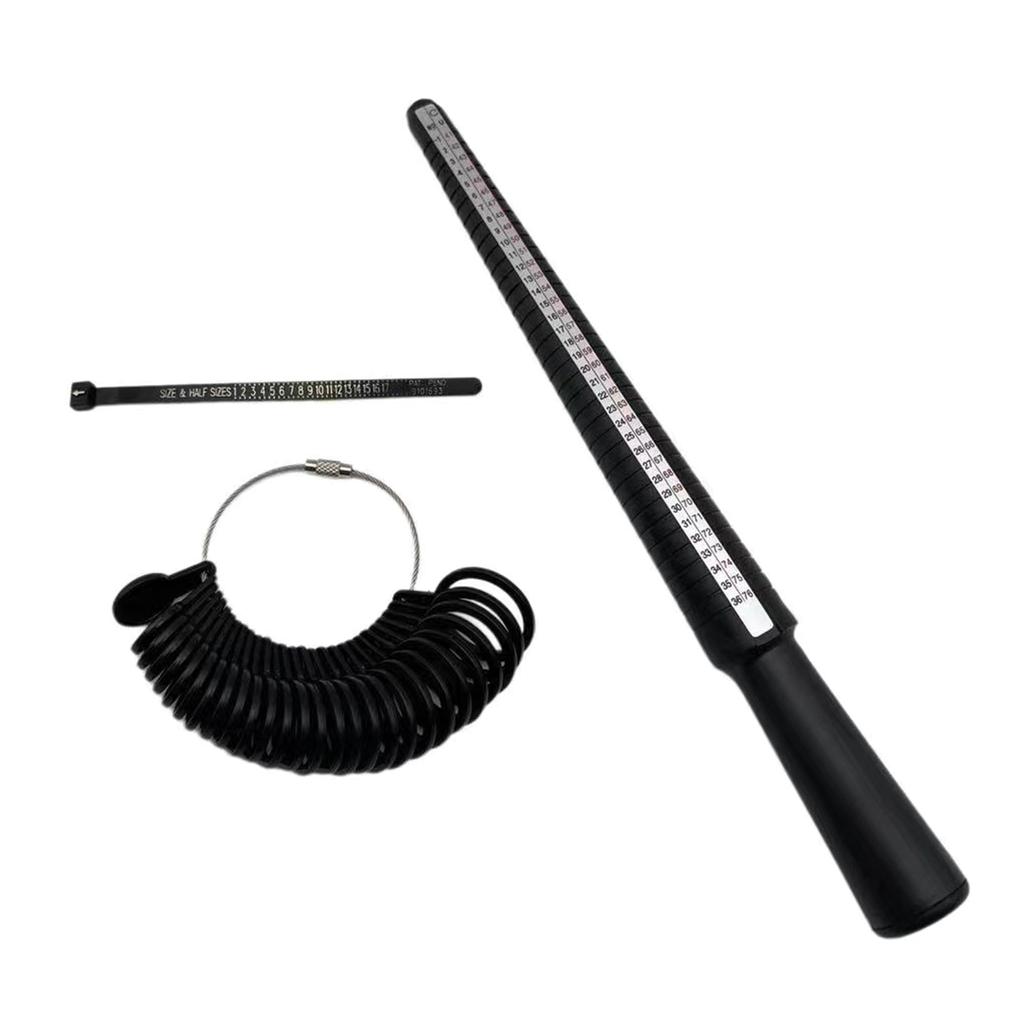 3/4/6/7Pcs Rings Sizer Measuring Tool Rings Mandrel Rings Measurement Tool, Men Women Finger Gauge Jewelry Making