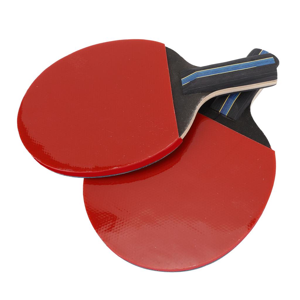 Table Tennis Paddle Set Portable Professional Table Tennis Bats with 3 Balls Storage Bag for Indoor