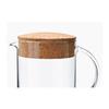 IKEA 365+ Water Pitcher with Lid, Clear Glass, Cork, 30279722