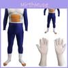 Elegante costume cosplay con tuta di Dragon Ball Z Vegeta per tutte le età