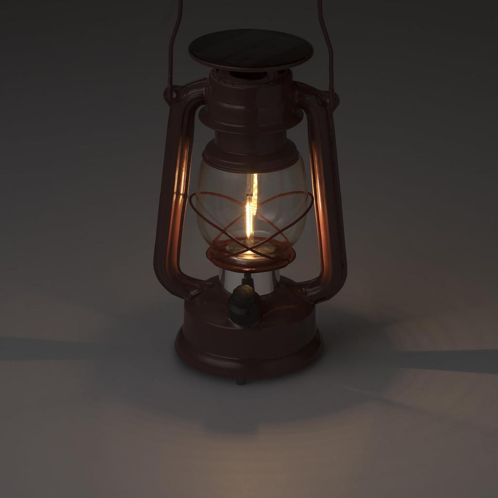 Takasho Solar Light Outdoor Light Classic Lumiere Lantern Terracotta Terracotta Indirect Lighting Waterproof Retro Light Steel Glass Polypropylene LGS