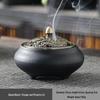 Celadon Ceramic Incense Burner - Antique Style, Small Size, Ice Crack Kiln, Sandalwood Incense Holder.