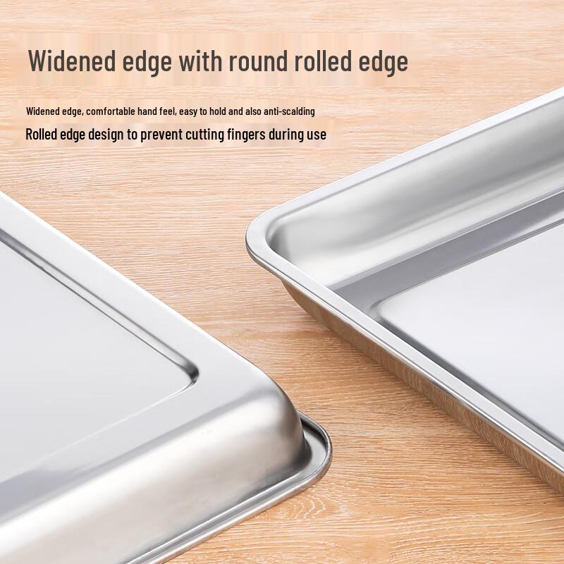 JOBO Extra Thick Stainless Steel Rectangular Tray
