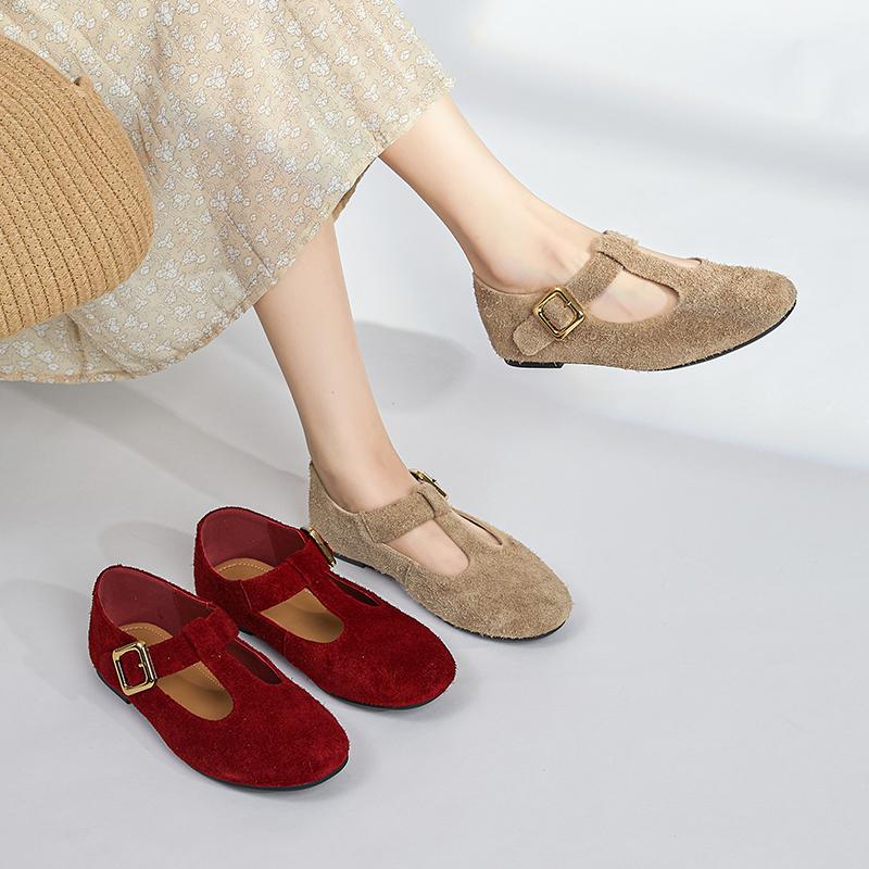 Fashion AIYUQI Women's Mary Jane Shoes Genuine Leather 2025 Autumn Shallow Mouth Non-slip Female Shoes Large Size Casual Loafers Women