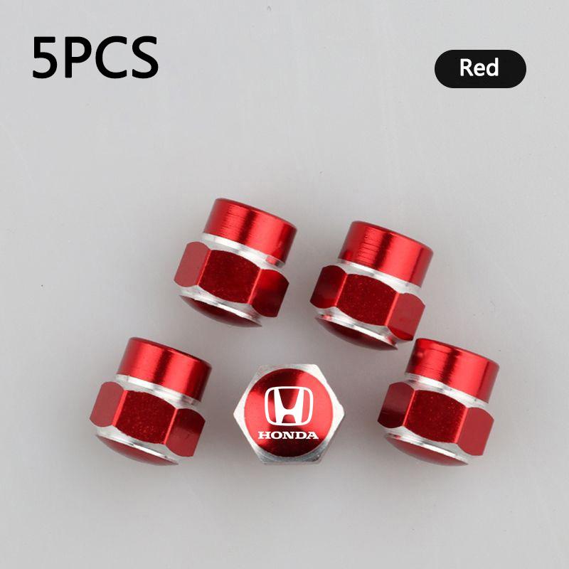 Car Wheel Tire Rim Valve Stem Caps Cover For Honda civic accord fit jazz pilot CRV odyssey passport city shuttle HRV Accessories aij256