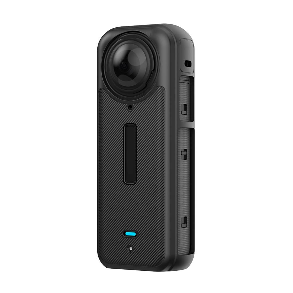 Black Silicone Case Cover for X4 Cameras Case Scratches Resistant Lens Caps Comfortable Camera Cover Ensure Safety