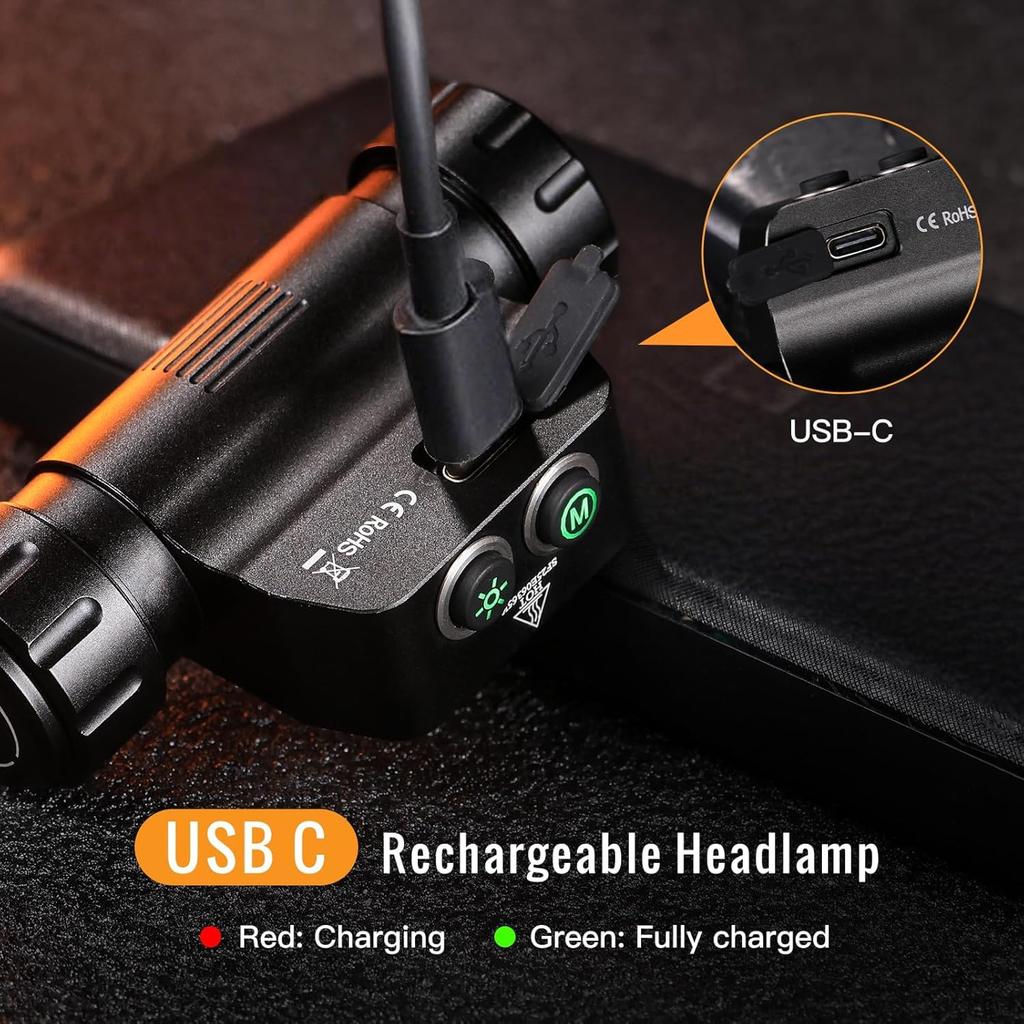 Sofirn HS22 Recargable 2500 Lúmenes LED Inundación Temperatura de Color Ajustable de 2700K a Doble Interruptor Ideal para Trabajo Duro y Preparación para Emergencias