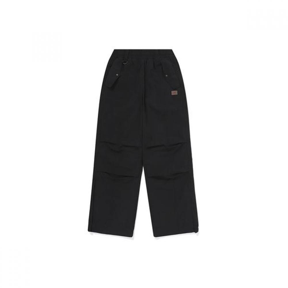 Warm Fit Zipper Parachute Pants ASH GREY/65