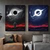 Weltraum-Sci-Fi-Poster, interstellares Schwarzes Loch, Universum, Planet, Geschenk, Leinwandbild, moderne Wanddekoration, Wohnzimmer, Schlafzimmer