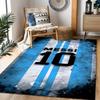 Messi's Legacy Soccer Floor Rug Office Rug Design for Hallway Game Room Decorate room Bedrooms Antislip Carpet Office home decor