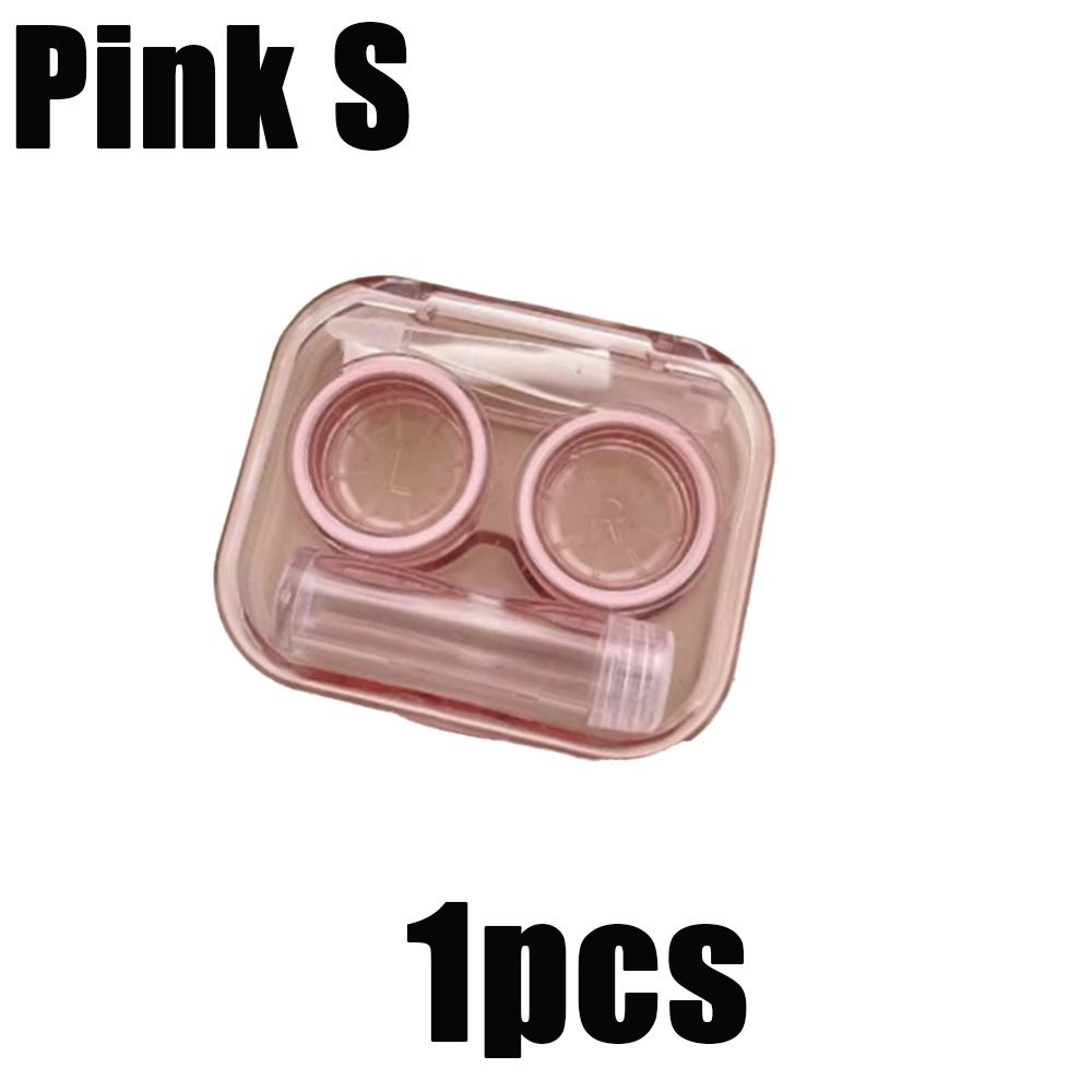 

1 шт. Контейнеры для контактных линз Портативный пластиковый бокс для хранения с пинцетом и присоской Набор или Органайзер для контактных линз в путешествие/на отдых