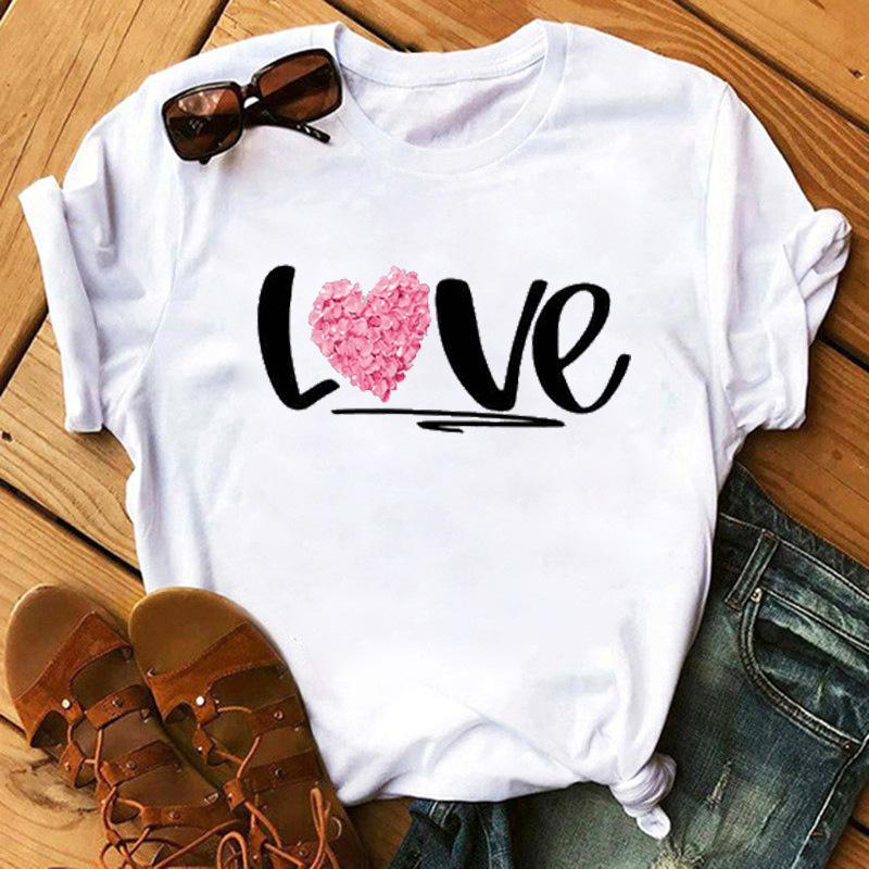 Summer 3D Printed T-shirt, Women's Short Sleeved, In Stock, Personalized T-shirt