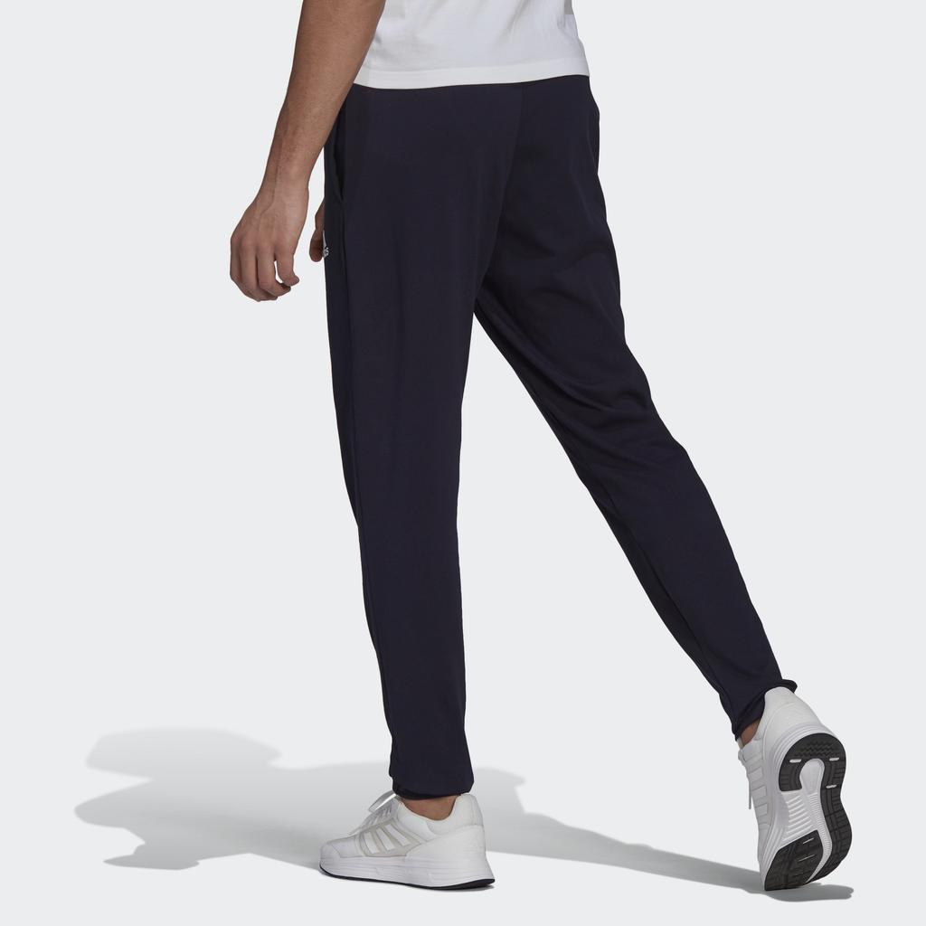 Adidas Casual Sports Drawstring Trousers Men Bottoms Legend-Ink-Blue GK9224