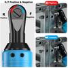 60N.m 28V 3/8" Inch Electric Right Angle Wrench 60N.m With 1/2 Batteries Portable Cordless Rechargeable Ratchet Wrench