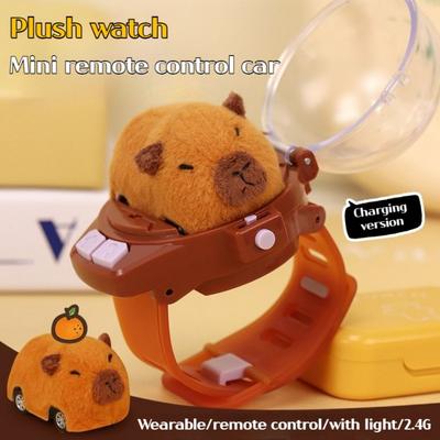 USB Charging Children RC Car Mini Watch Toys Rabbit Racing Toys  for Children/Student Gift