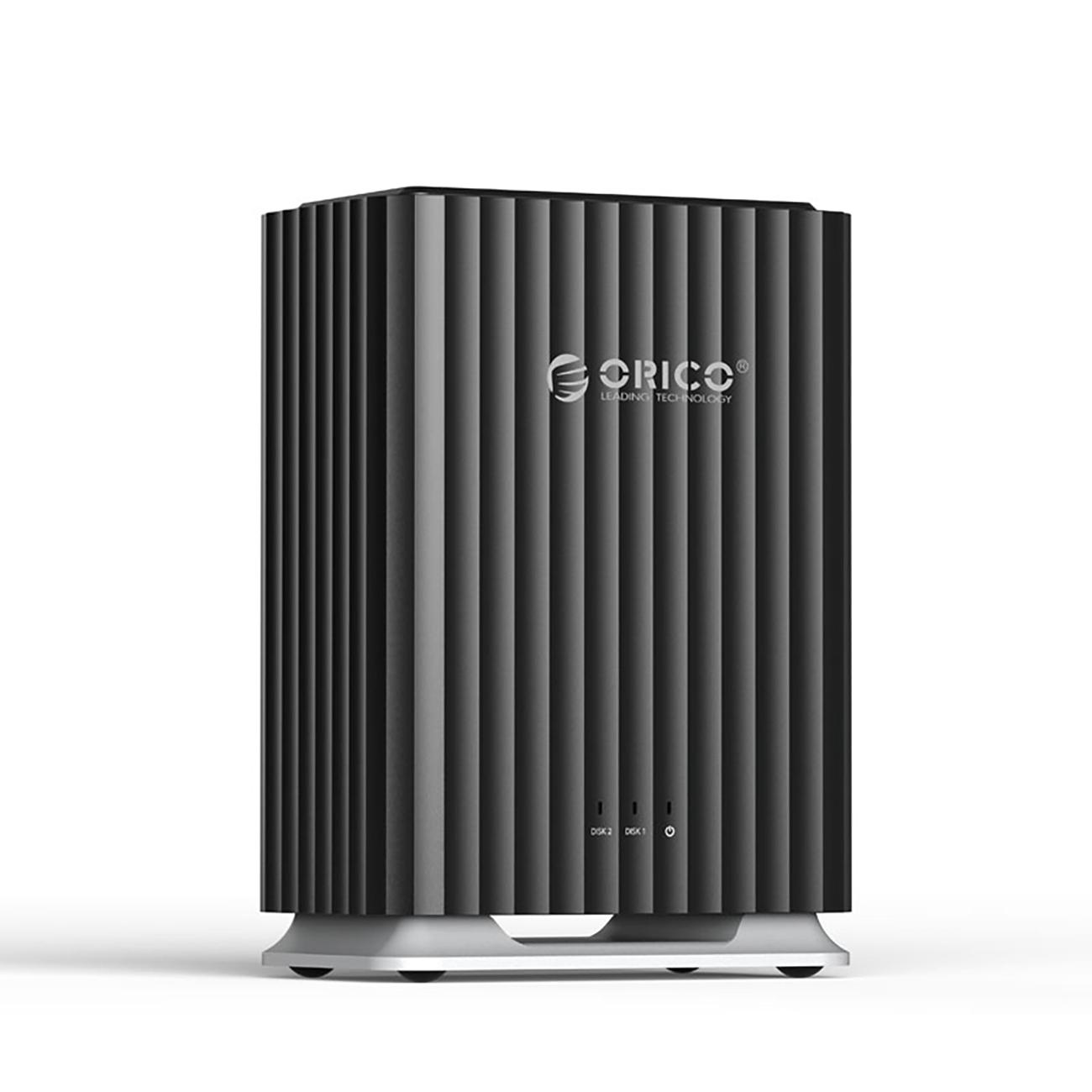 Case 9728C3 per 2 dischi 2.5'' HDD / SSD / 3.5'' HDD - nero