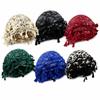 Tassel Twist Head Wraps Cashew Print Durag For Men Unisex Hair Wrap Scarf  Fashion Accessory