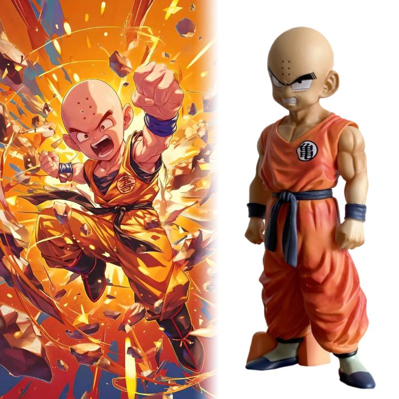 Krillin Ball Dragon Figurine Anime Model Toys Statuary Ornament Gifts Christmas
