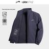 Guirenniao Unisex Winter Fleece-Lined Stand-Collar Padded Jacket