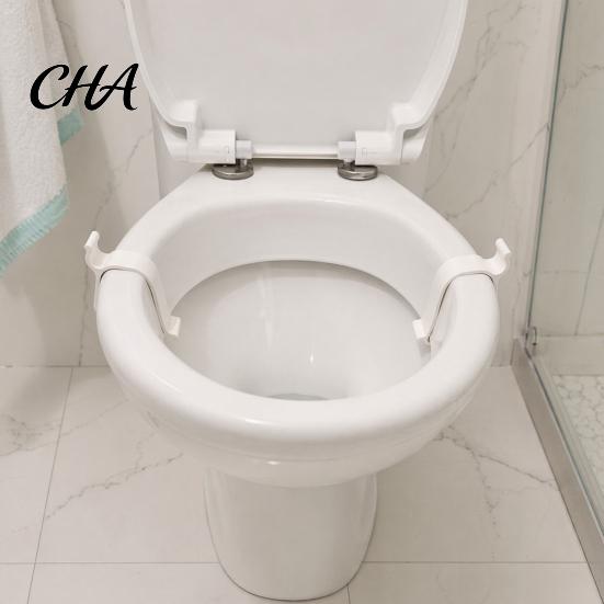 Stabilizzatore Sedile WC a Clip, Stabilizzatore Sedile, Morsetti a Clip Senza Foratura, Fissaggio Stabile Fissaggio Domestico Installazione Facile Sollevatore Coperchio, per