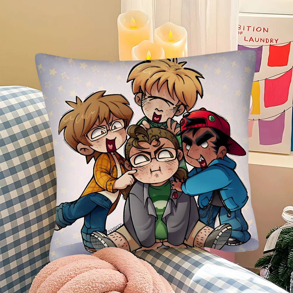 pc Eltingville Club Pillow Case Fashion Square Pillowcase Bedroom Sofa Room Ins Decoration Leisure