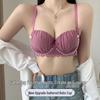 Sexy B Cup Push-Up Underwire Bra: Women's Adjustable Lingerie with Anti-Sagging Support for European and American Markets
