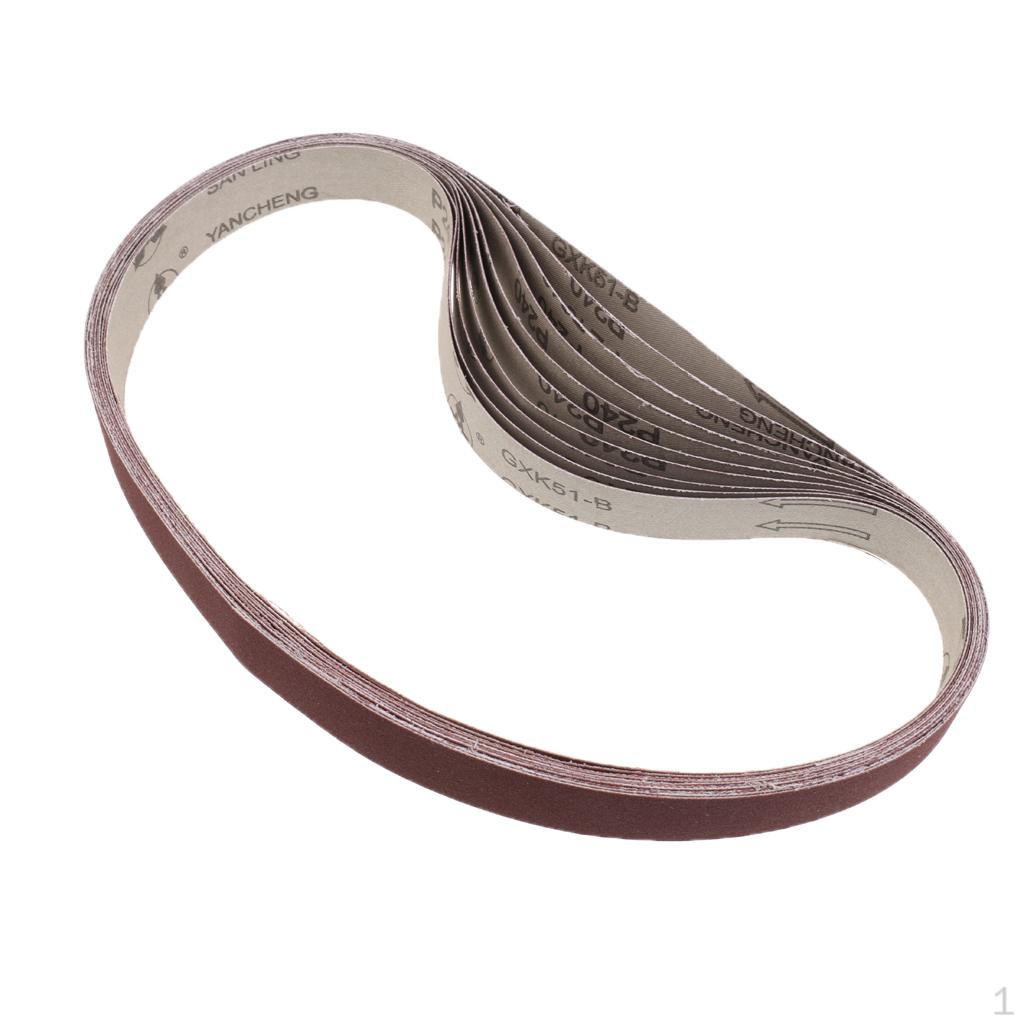 Schleifbänder 25x762mm Körnung 10er-Pack