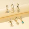 Cosmic Star and Moon series earrings set, design versatile earrings combination