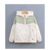 Girls Fleece Lined Windproof Reversible Hooded Kids Casual Outerwear Jacket