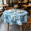 Dining Room Coffee Table Home Interior Decor  Small Cotton Material Soft Fabric Round Tablecloth
