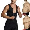 Mens Neoprene Sauna Thermo Sweat Body Shaper Waist Trainer Burn Fat Vest Corset